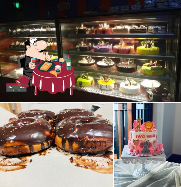 The Cake Point provides a variety of sweet dishes