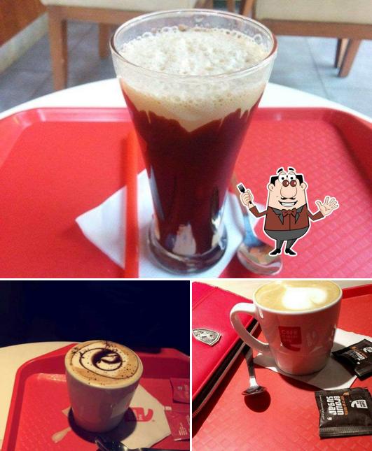 Chocolate mousse at Café Coffee Day