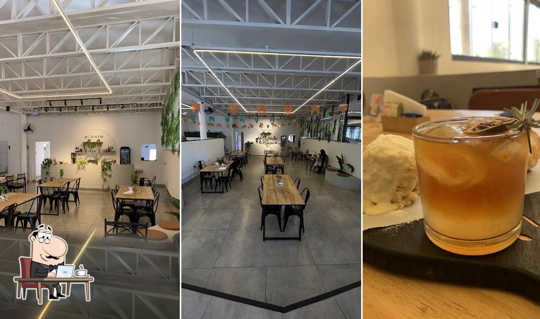 Veja imagens do interior do Pianta café
