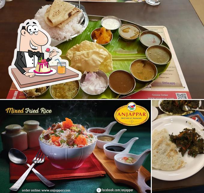 Anjappar Chettinad Restaurant Adyar provides a selection of desserts