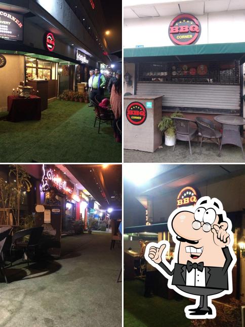 The interior of Bar B Que Corner