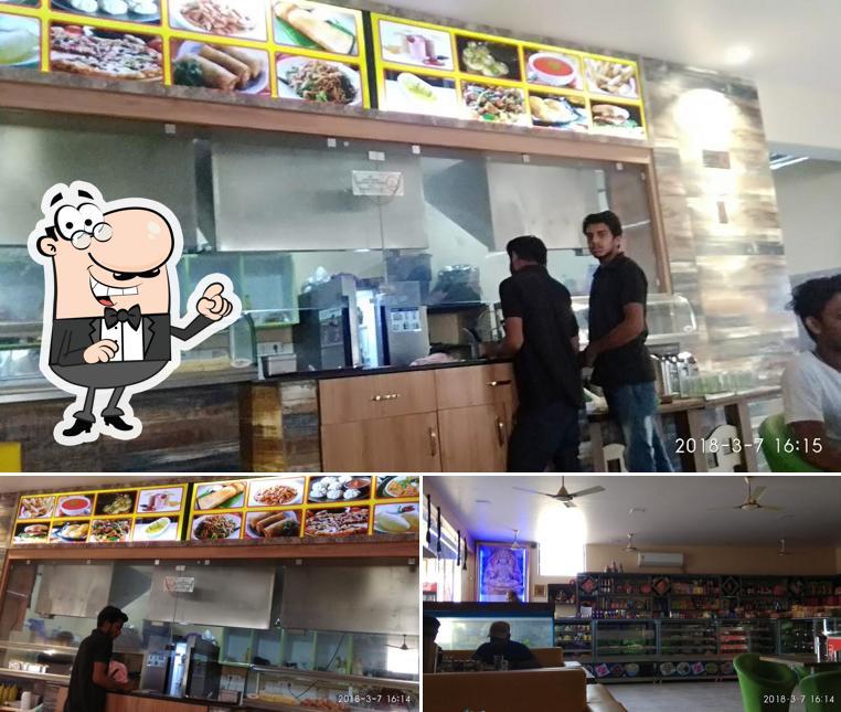The interior of Delhi Chaat Bhandaar
