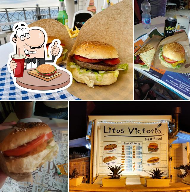 Prenditi un hamburger a Litus Victoria