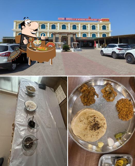 This is the picture showing food and exterior at Shree Khodiyar Kathiyawadi Dhaba (The Taste of Bharuch)