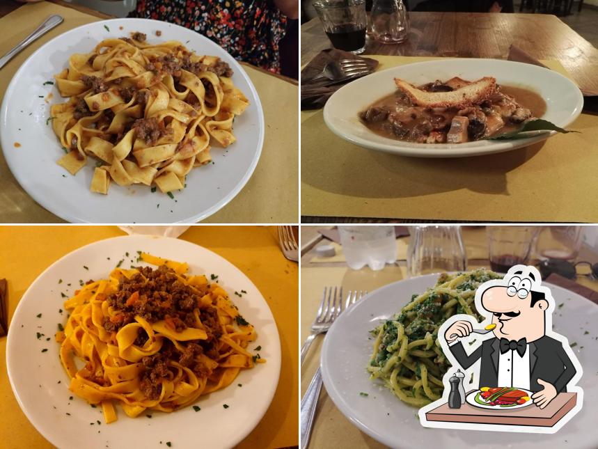 Platti al Trattoria L'Archetto