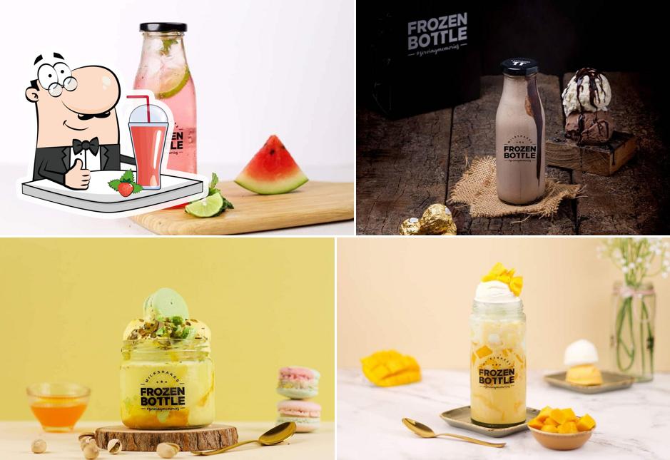 Enjoy a drink at Frozen Bottle - Milkshakes, Desserts, and Ice Cream