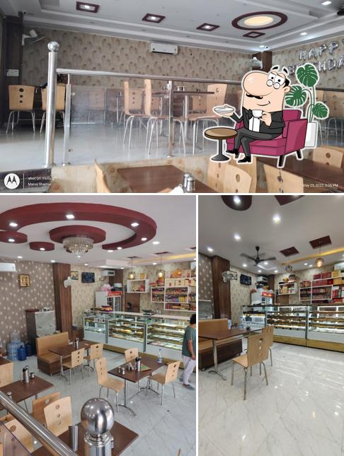 The interior of Khatushyam Sweets and Restaurant