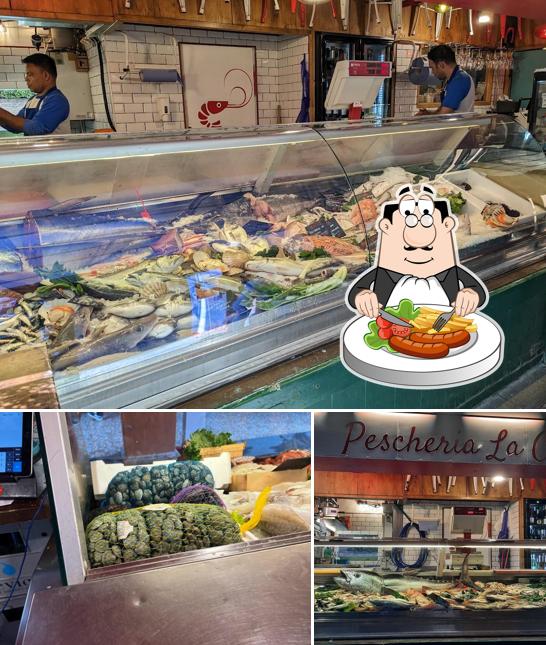 Platti al Pescheria La Crevette