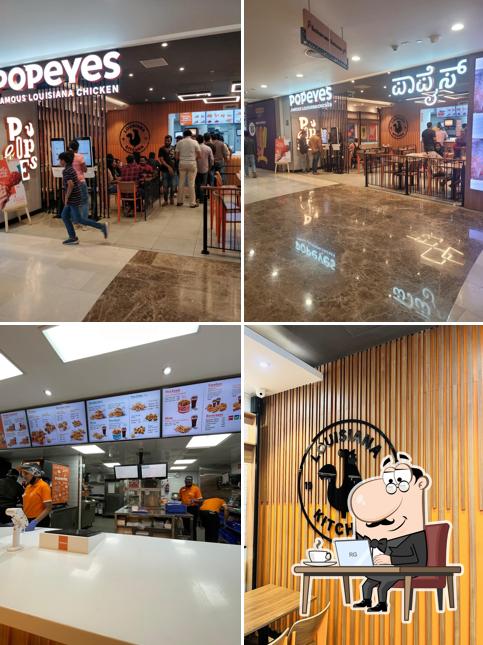 The interior of Popeyes - Famous Louisiana Chicken