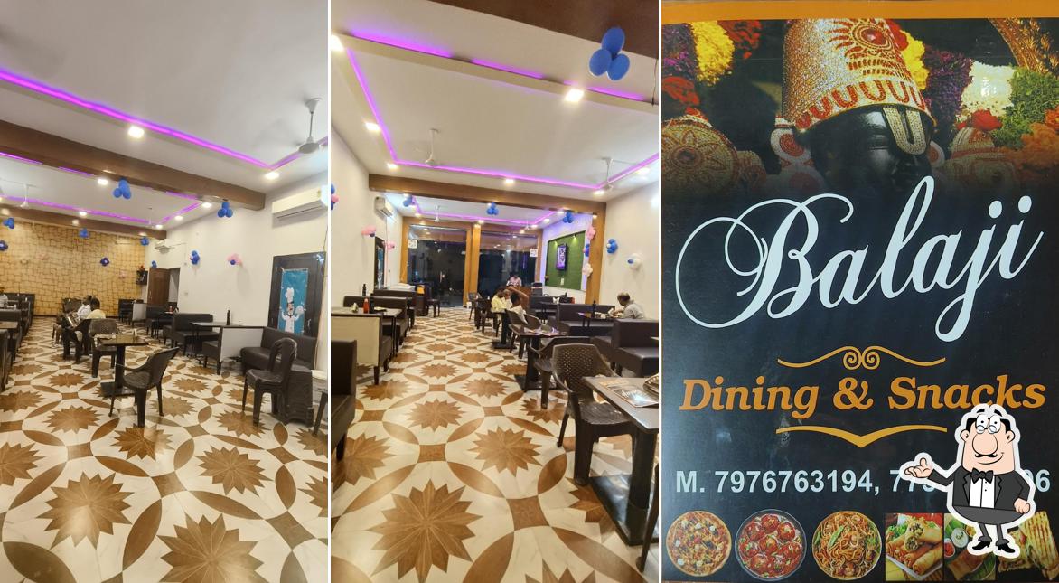 The interior of Balaji Dining & Snacks