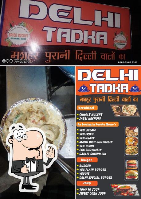 Look at the picture of Delhi tadka