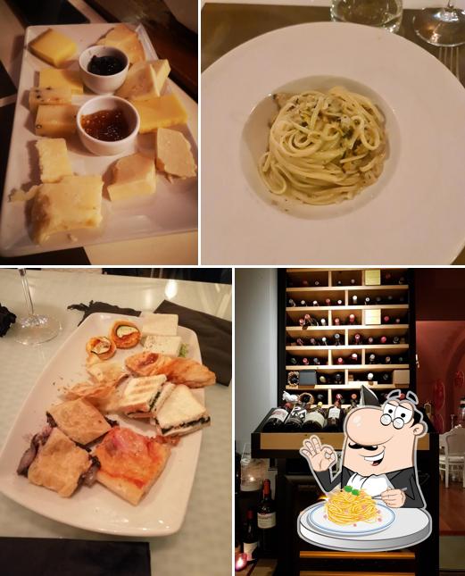 Spaghetti alla carbonara al Enoteca Pane e Pomodoro