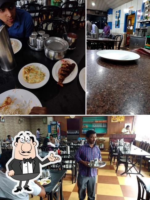 Take a seat at one of the tables at GURUS BARISTA CAFE