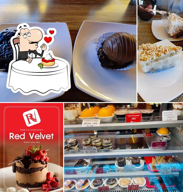 Red Velvet Marripalem offers a variety of sweet dishes