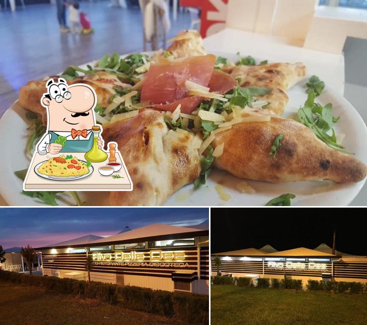 Dai un’occhiata alla immagine che mostra la cibo e esterno di Riva delle Dee