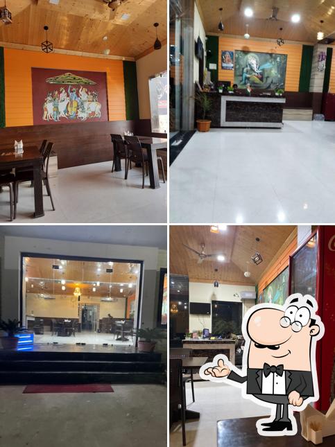 The interior of Shree ladli restaurant