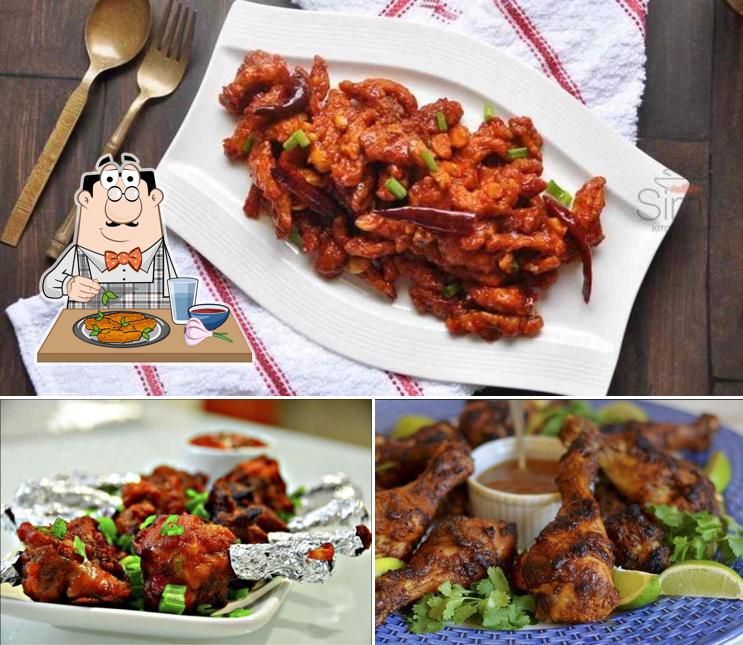 Chicken wings at Sizzlers Food Court