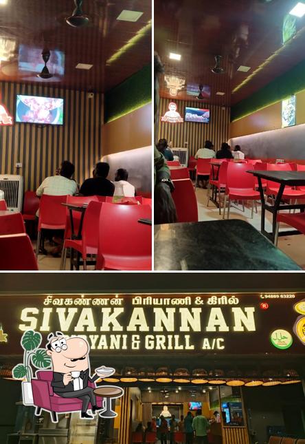 Take a seat at one of the tables at Sivakannan Restaurant Chinniyamapalayam