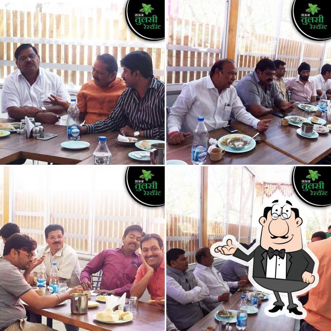 The interior of Tulsi Restaurant