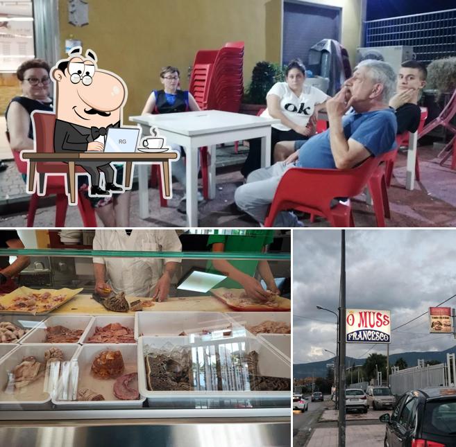 La foto di interni e esterno da O' Muss Francesco