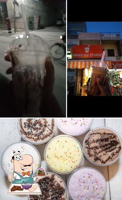 Make my shake serves a range of desserts