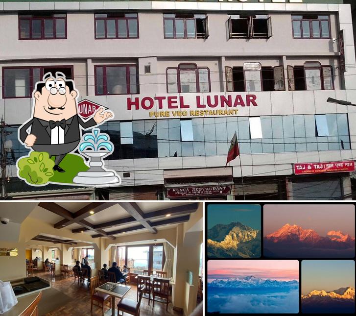 The restaurant's exterior and interior