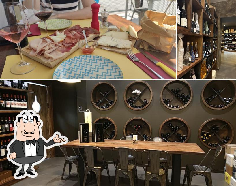 Gli interni di Il Negozio Wine Restaurant