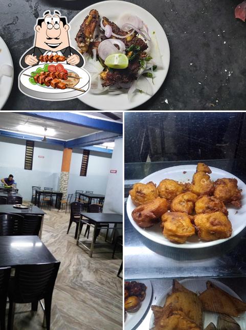 Take a look at the picture displaying food and interior at Kichas Hotel Fastfood