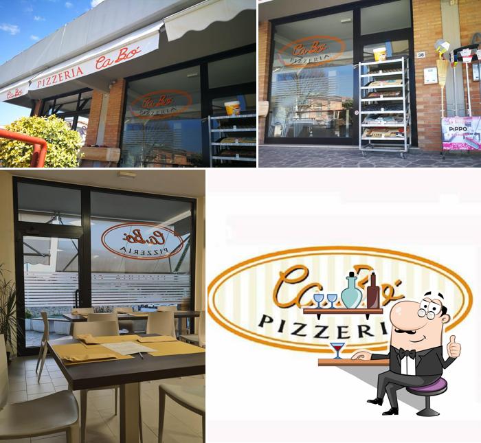 Gli interni di Pizzeria Cabó