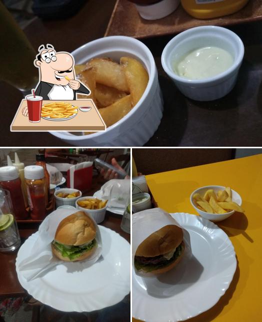 Batata frita em Container Hamburgueria