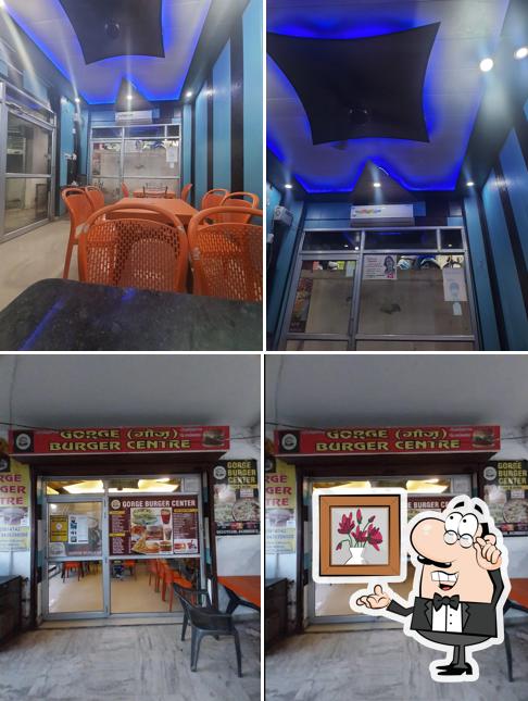 The interior of Gorge Burger Centre