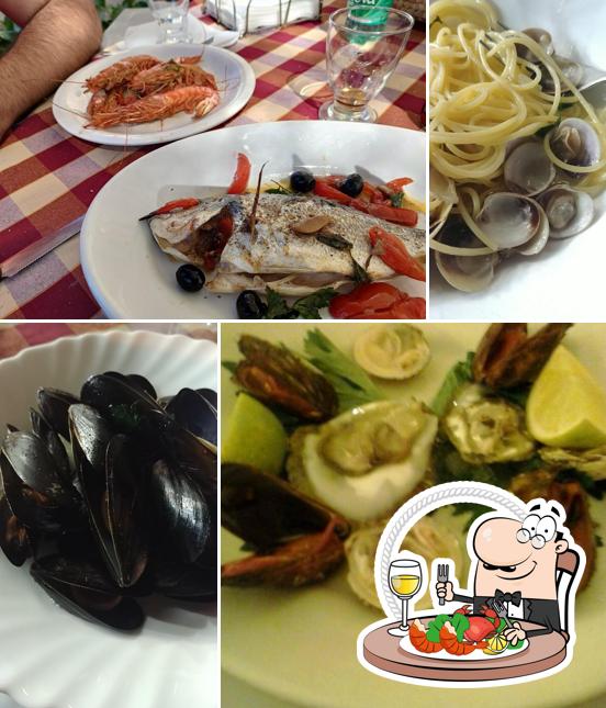 Prova la cucina di mare a Pizzeria trattoria il castello svevo