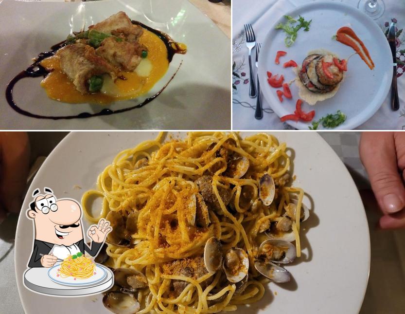 Spaghetti alla carbonara al Ristorante Le Due Lune