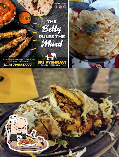 Get pizza at Sri Vyshnavi Restaurant