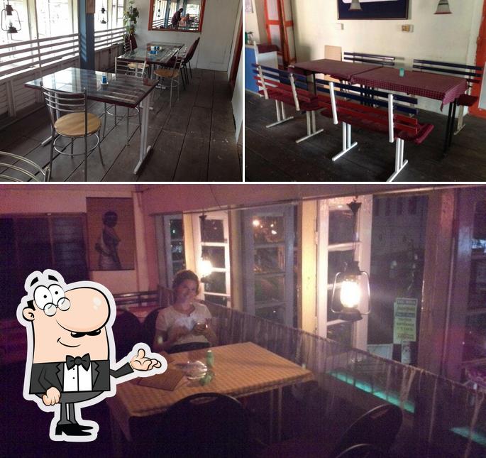 The interior of Talk of The Town Restaurant