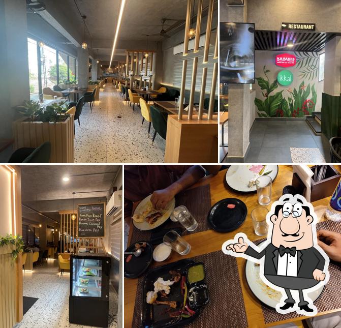 The interior of ikkal Restaurant