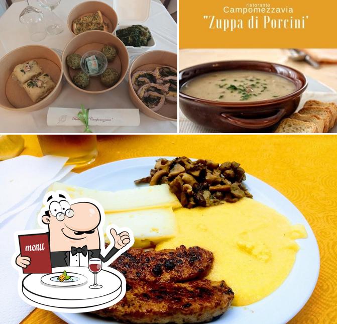 Cibo al Albergo Ristorante Campomezzavia