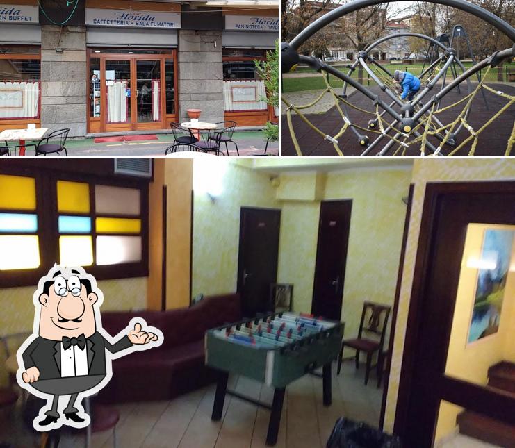 La immagine della interni e area giochi di Bar Florida