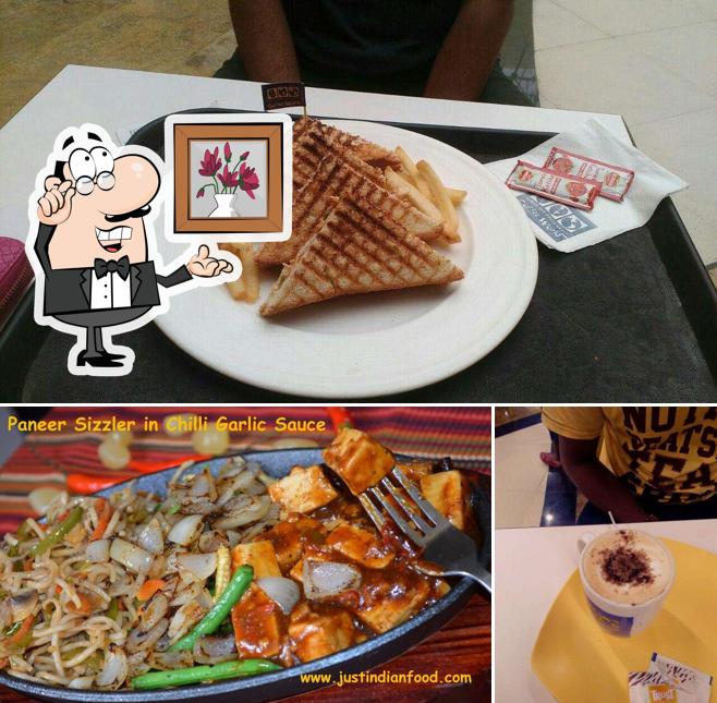 The interior of Coffee World