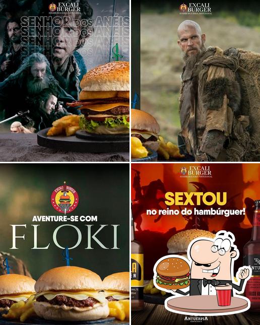 Os hambúrgueres do Excaliburger Santa Inês irão saciar diferentes gostos