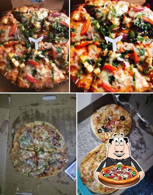 Pick different types of pizza