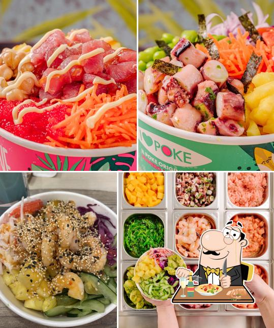 Cibo al I love poke Le Cupole