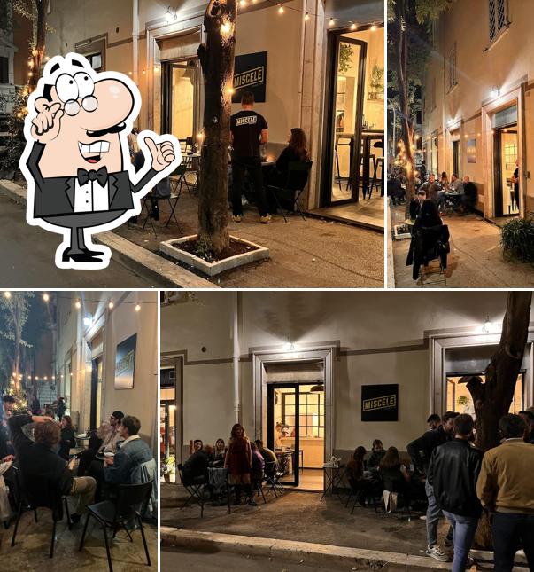 Gli interni di Miscele food & drink