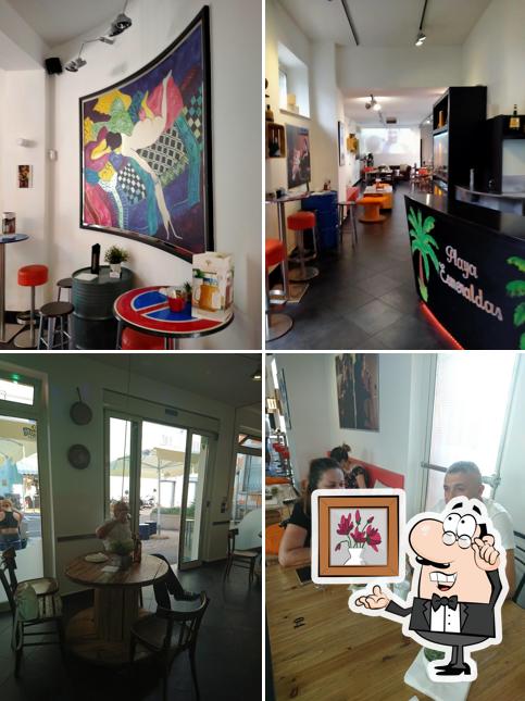 La immagine della interni e tavolo da pranzo di Playa Esmeralda