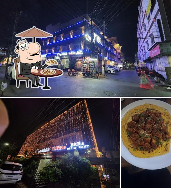 Take a look at the picture showing exterior and food at Tonique Bar & Restaurant