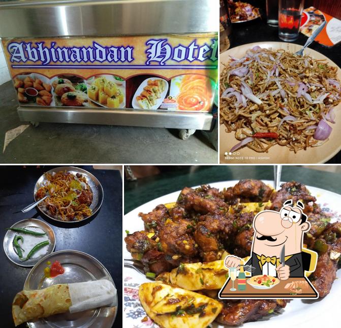 Meals at Abhinandan Hotel