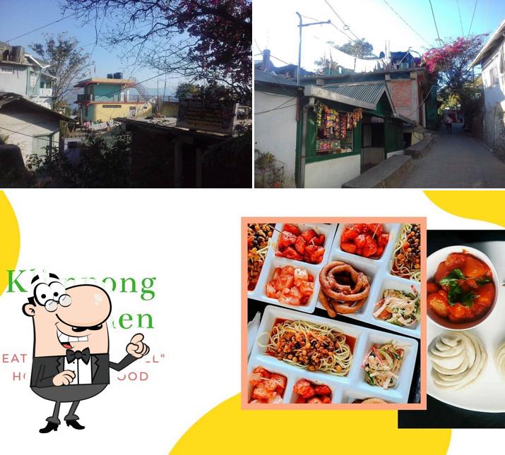 Check out the photo showing exterior and food at Kalimpong Kitchen
