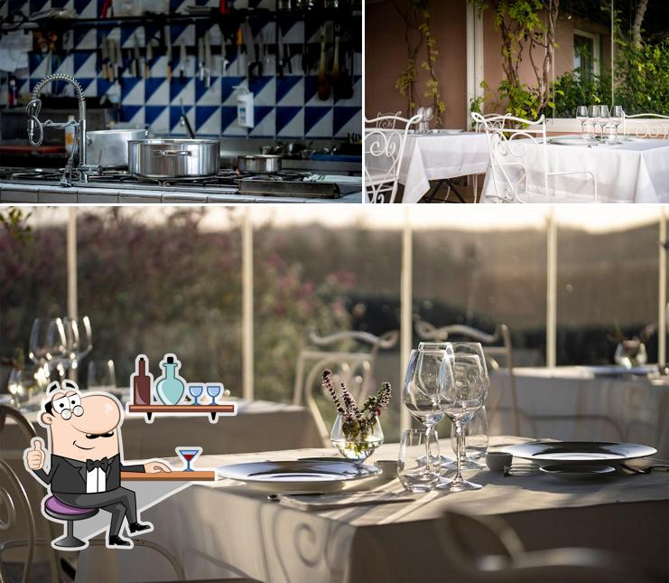 Gli interni di La Foresteria Ristorante