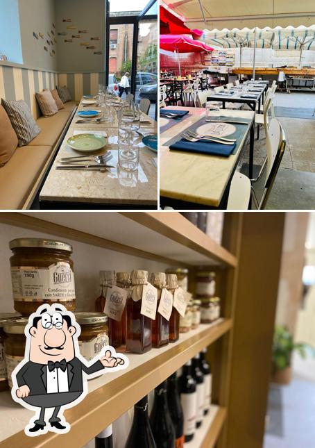 Gli interni di La Lisca Cucina e Bottega
