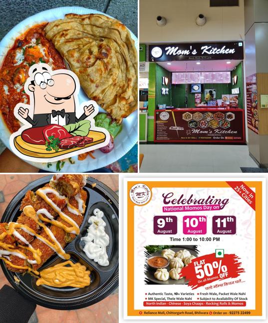 Pick meat dishes at Mom's Kitchen Bhilwara